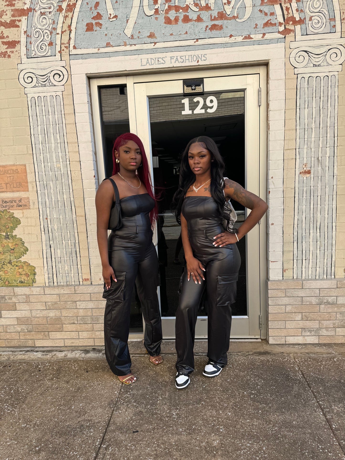 Leather Me Down Jumpsuit