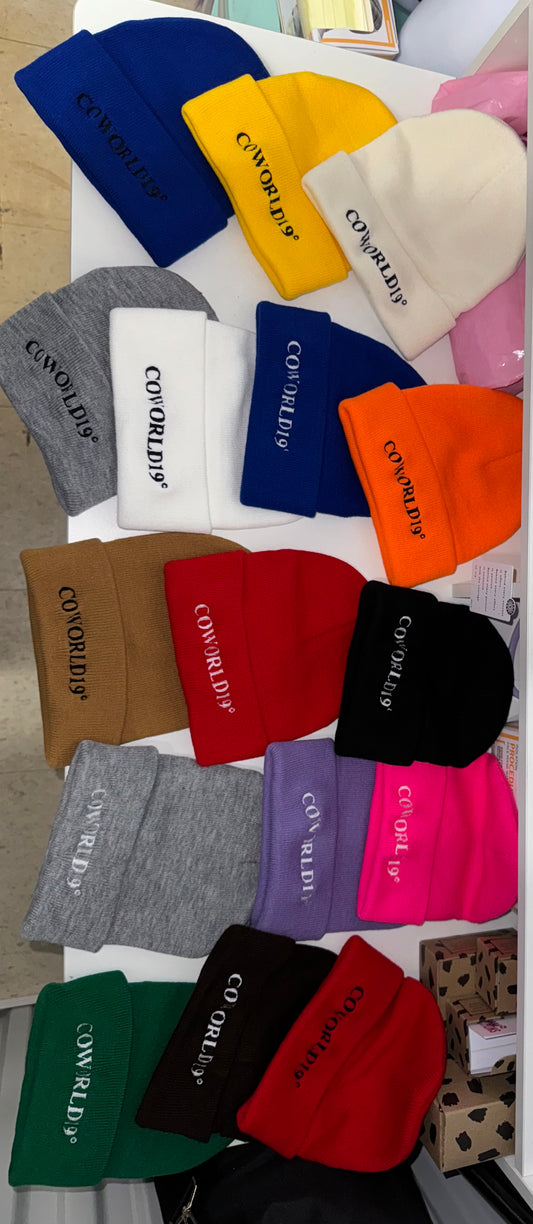 COWORLD beanies