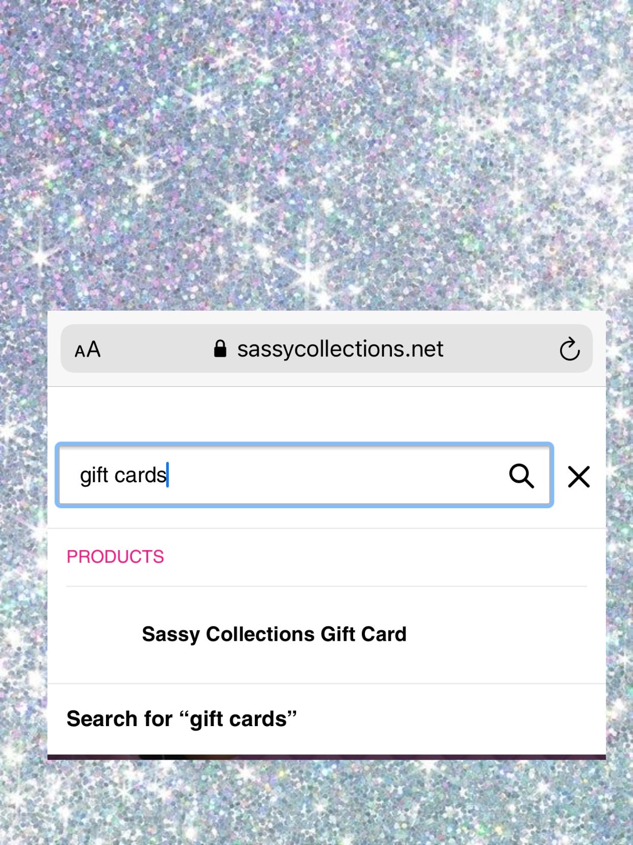 Sassy Collections Gift Card